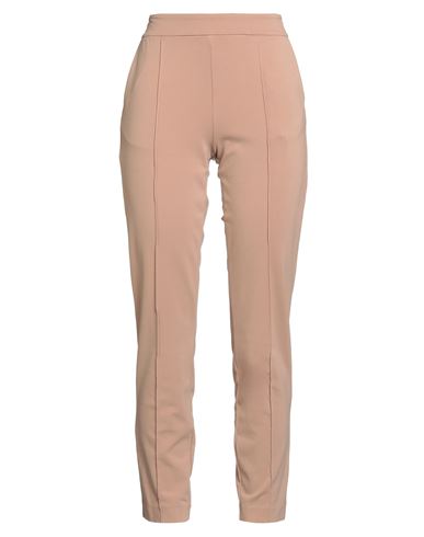 Woman Pants Camel Size XL Viscose, Polyamide, Elastic fibres