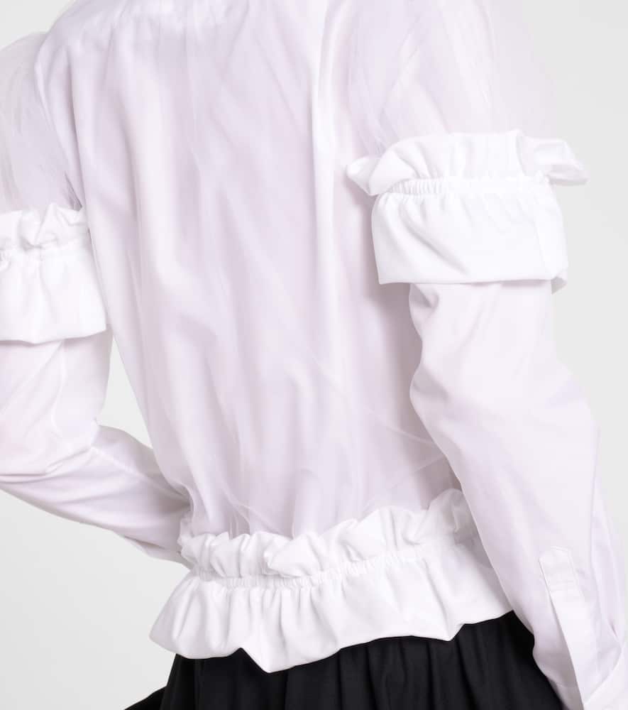 Sheer tulle top