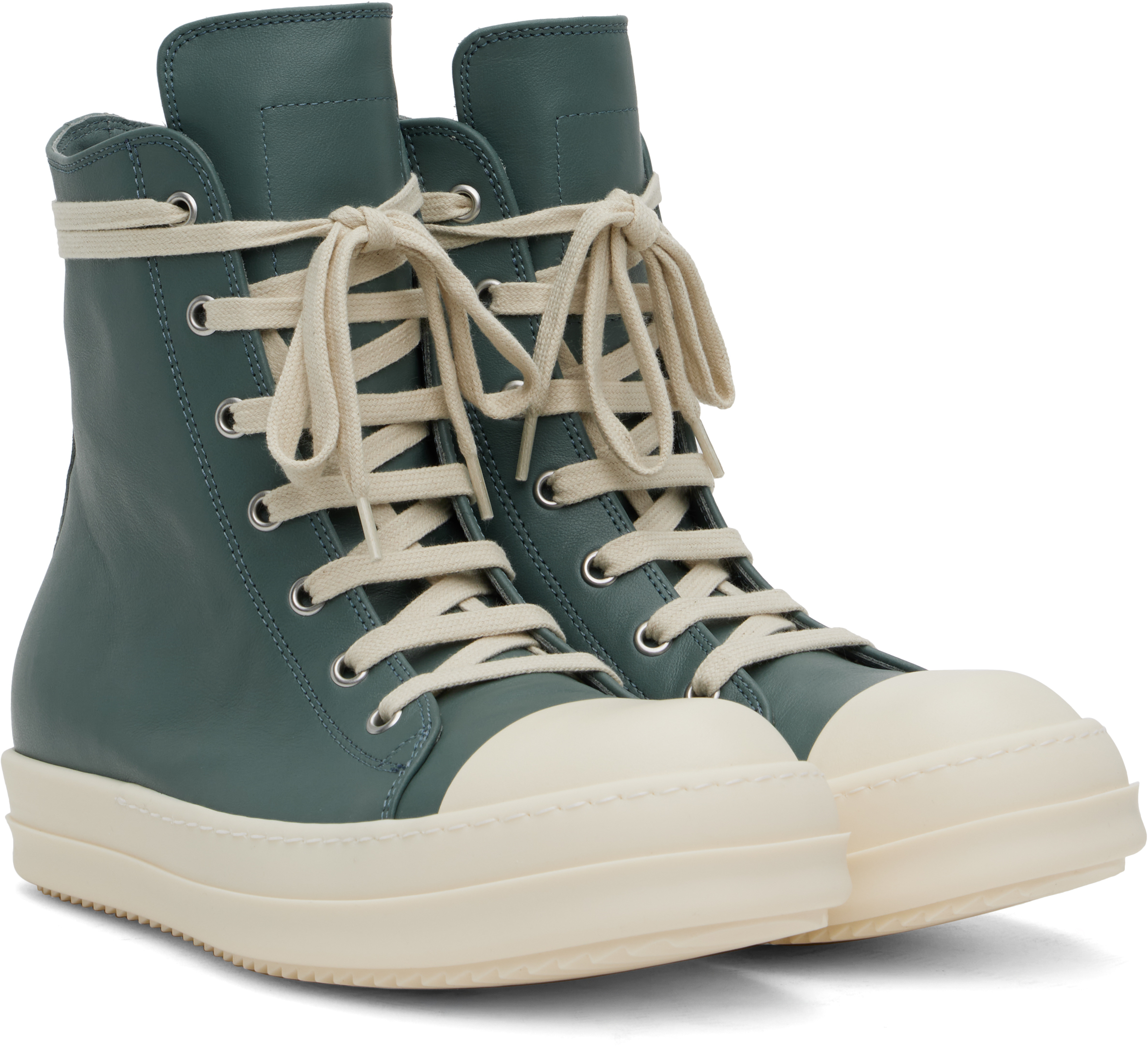 Rick Owens Blue Hollywood Sneakers