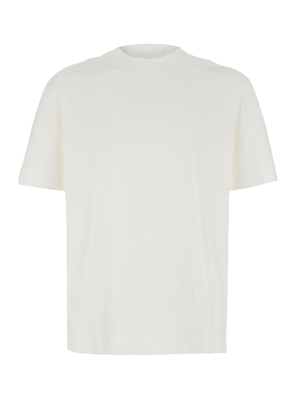Cotton Round Neck T-Shirt — White