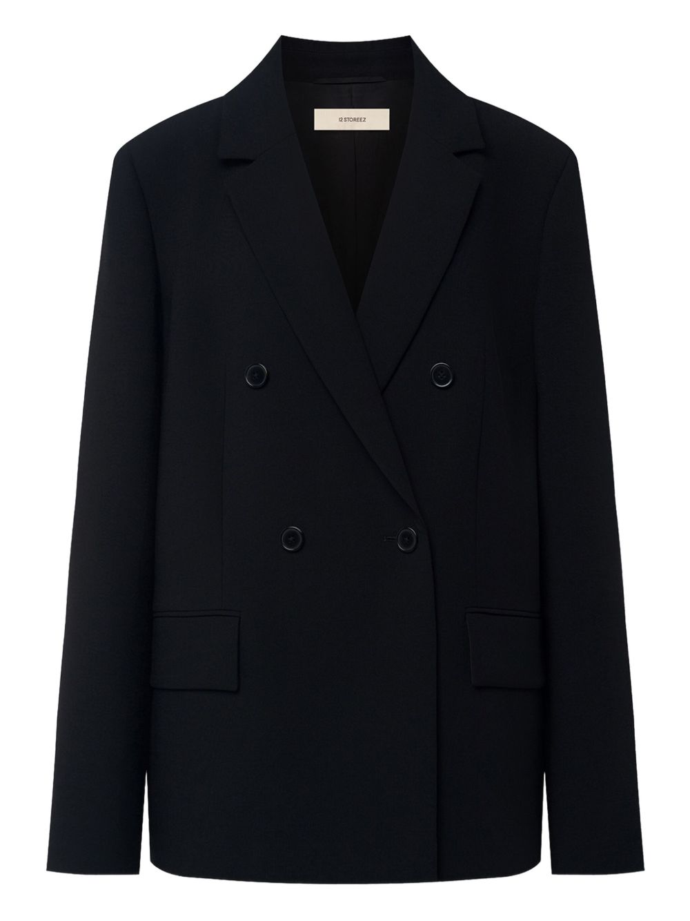 Double-breasted blazer - Black