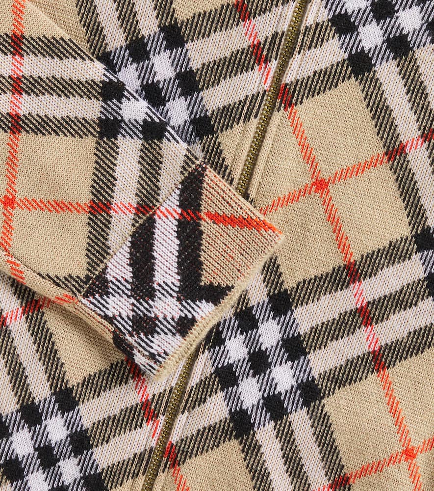 Burberry Check wool jacket