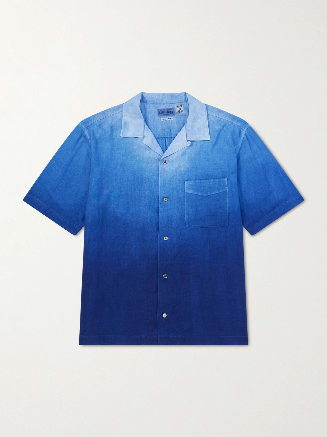 Camp-Collar Dégradé Woven Shirt