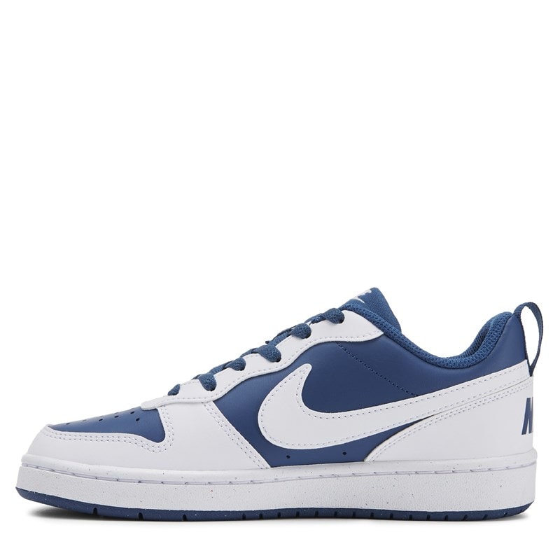 Kids' Court Borough Recraft Low Top Sneaker Big Kid Shoes (White/Blue)