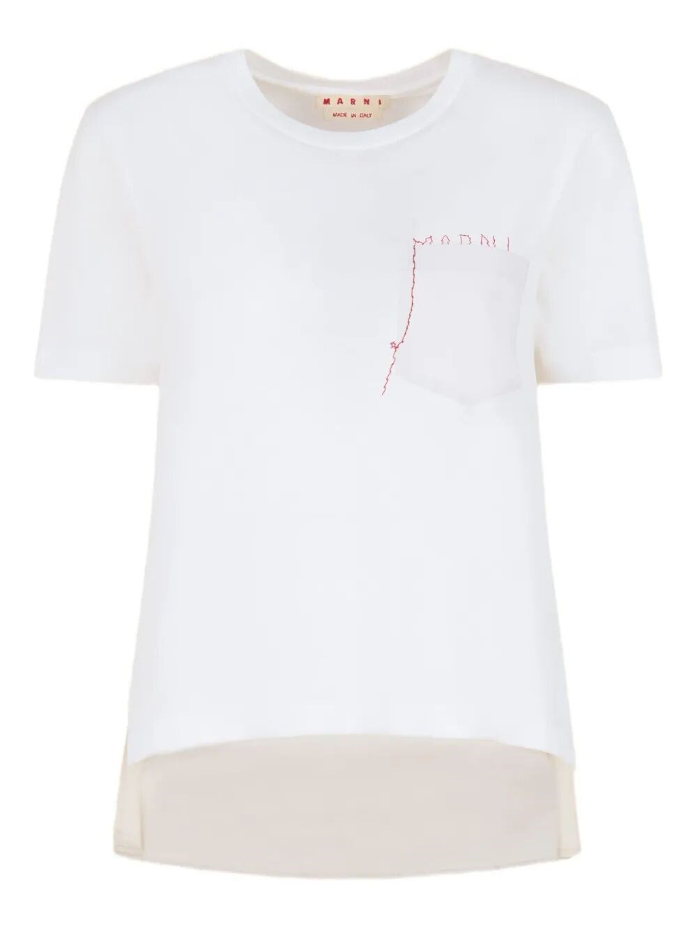 Cotton T-Shirt With Embroidered Logo