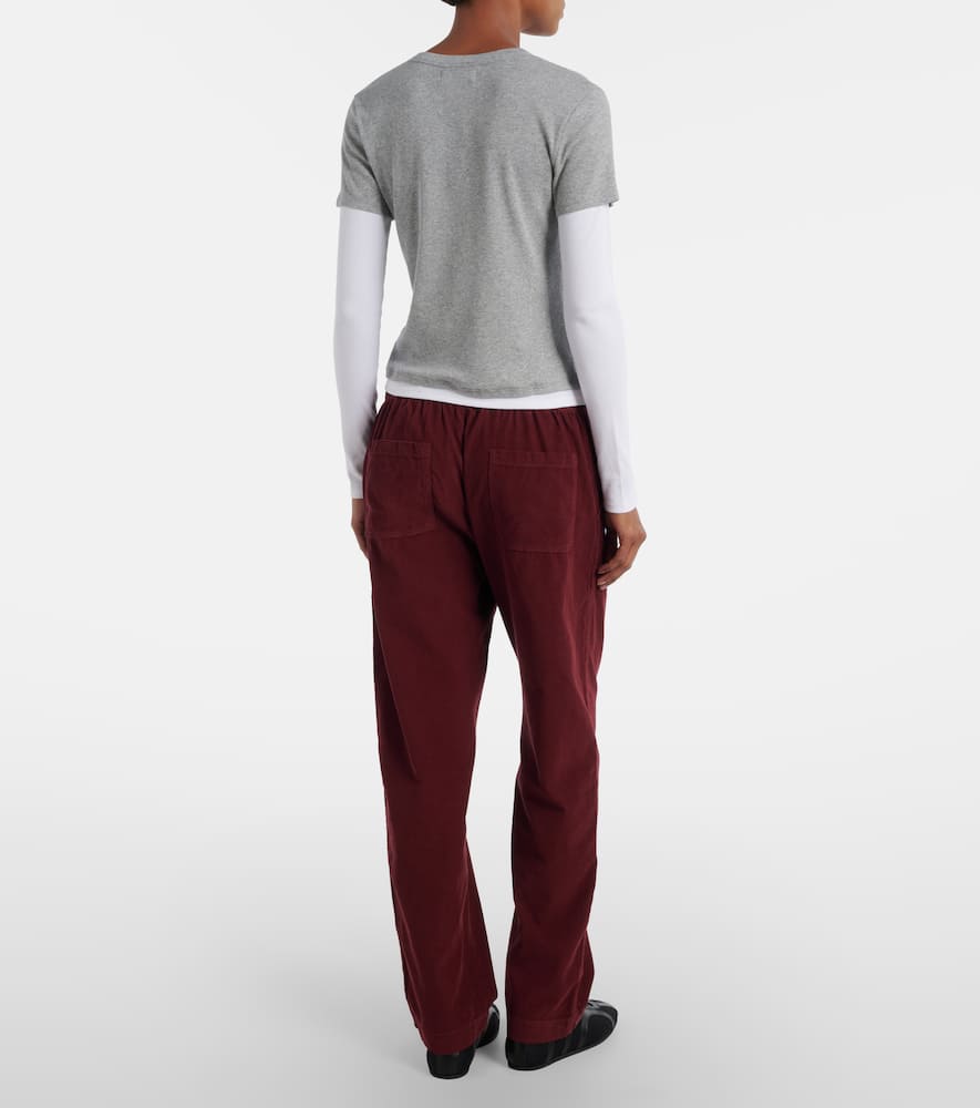 Cotton corduroy pants