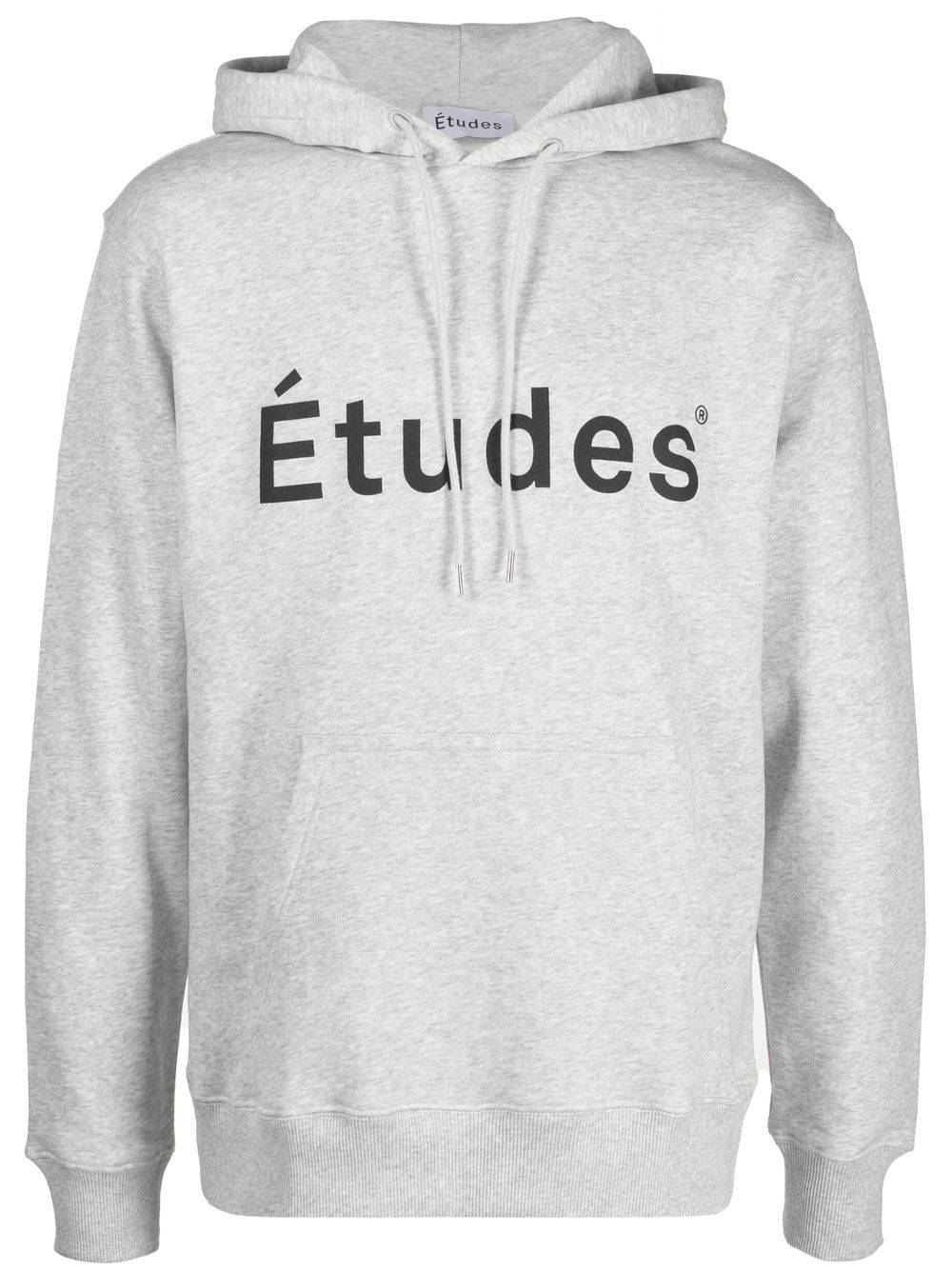Logo-print detail hoodie