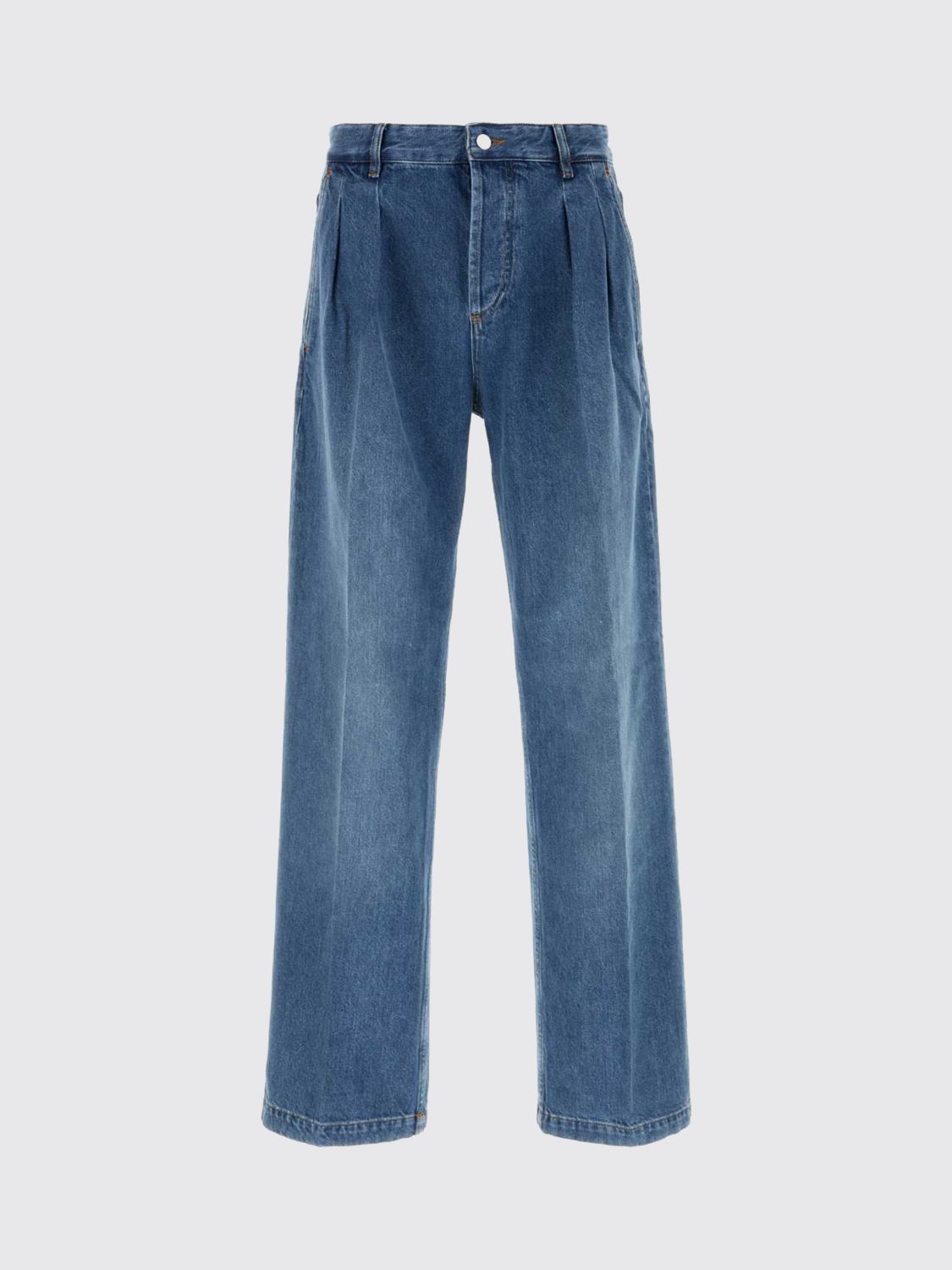 Jeans Men color Gnawed Blue