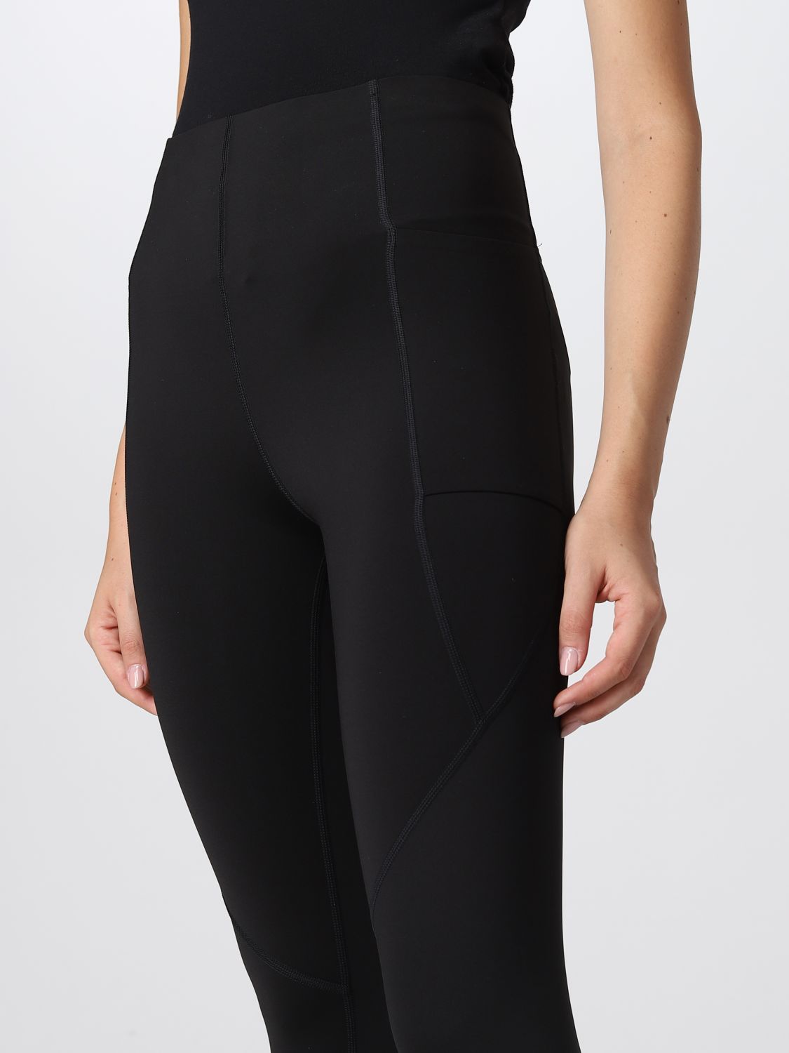 Logo-print high-waisted leggings