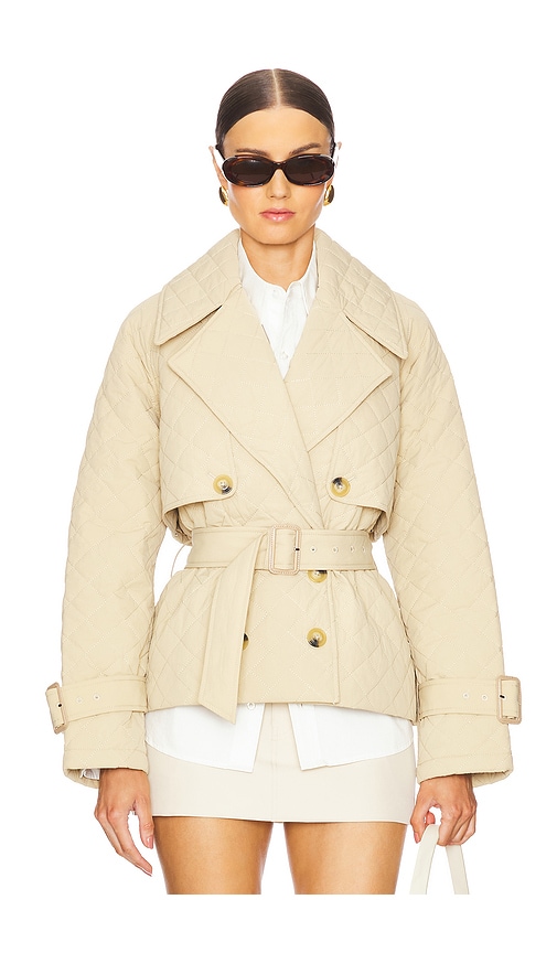 L'Academie JACKE ABBEY in Beige. Größe XL. Also in