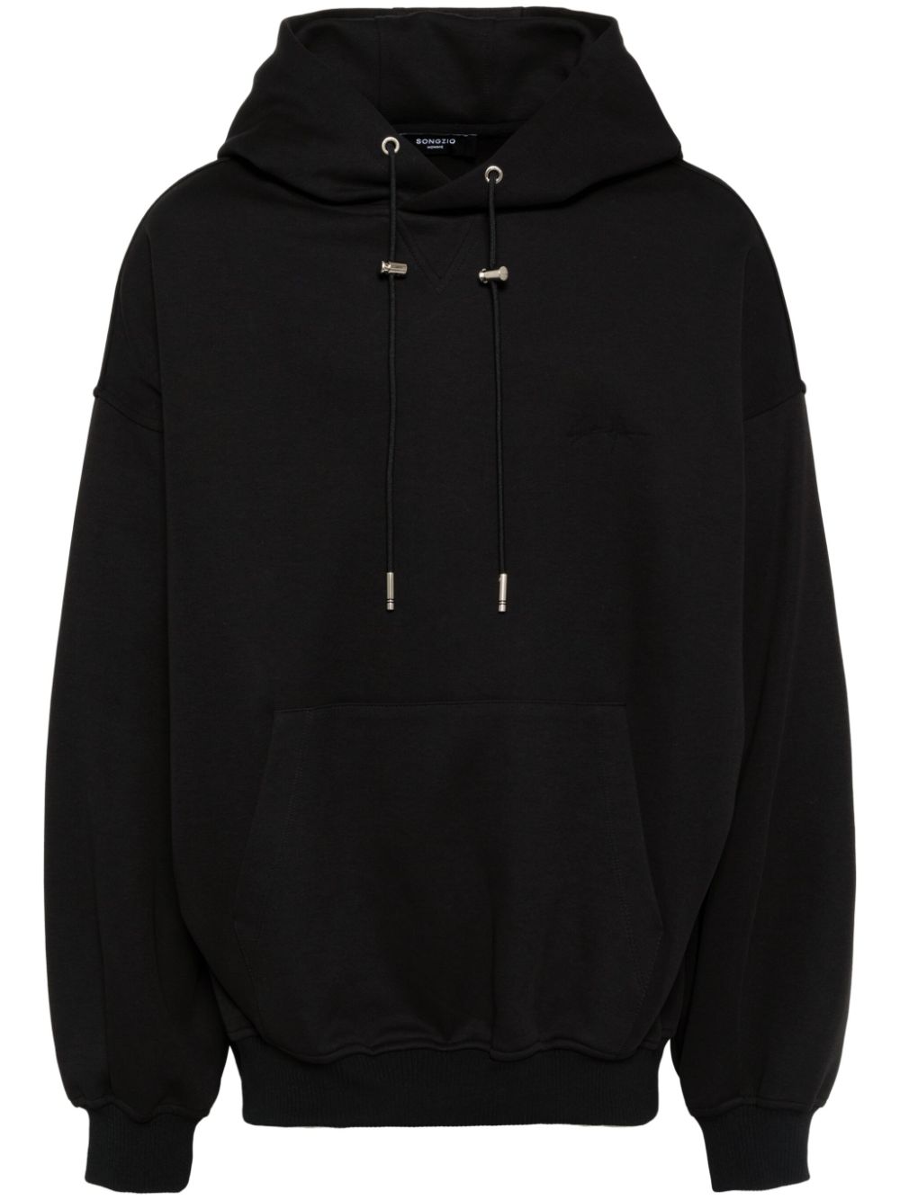 Dusky-paint hoodie - Black