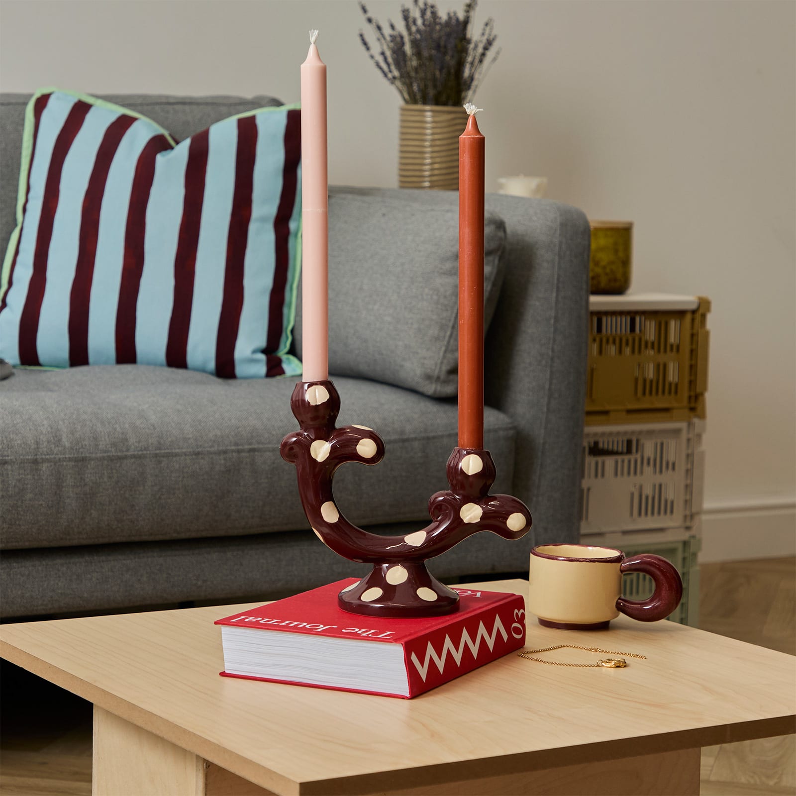 Women's Candelabra Burgundy