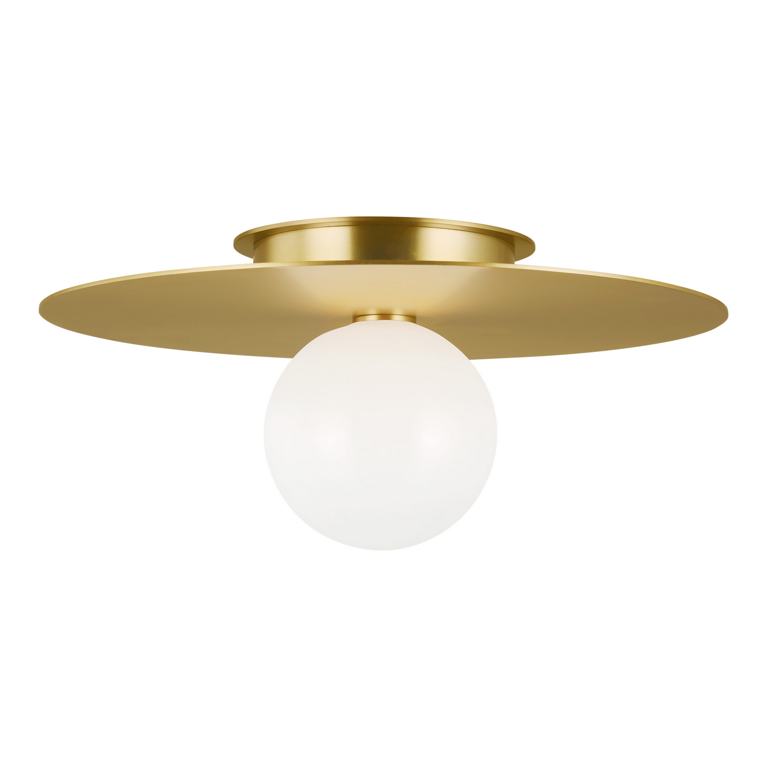 Visual Comfort Studio Nodes Ceiling Light in Burnished Brass by Kelly Wearstler
