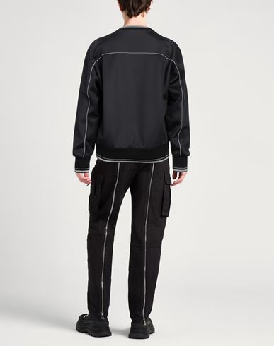 Dolce & gabbana Man Sweatshirt Black Size 42 Polyester, Elastane, Cotton, Glass, Epoxide resin