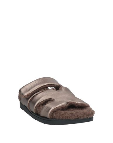 Woman Sandals Bronze Size 9 Leather