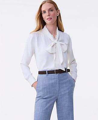 Ann Taylor Bow Blouse