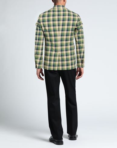 By Slowear Man Blazer Green Size 36 Cotton