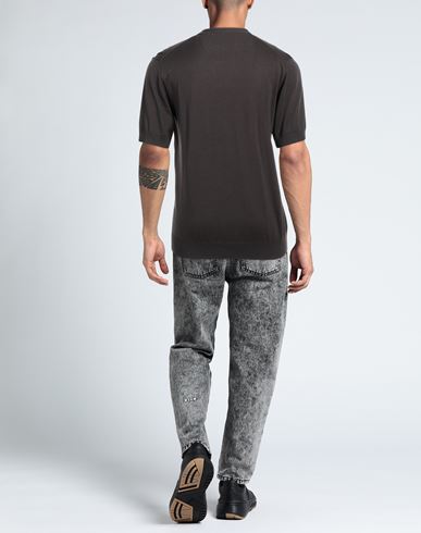 Man Sweater Steel grey