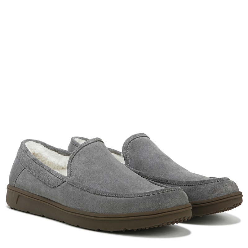 Vionic Gustavo Men's Orthotic Slipper with Removable Insoles Toffee