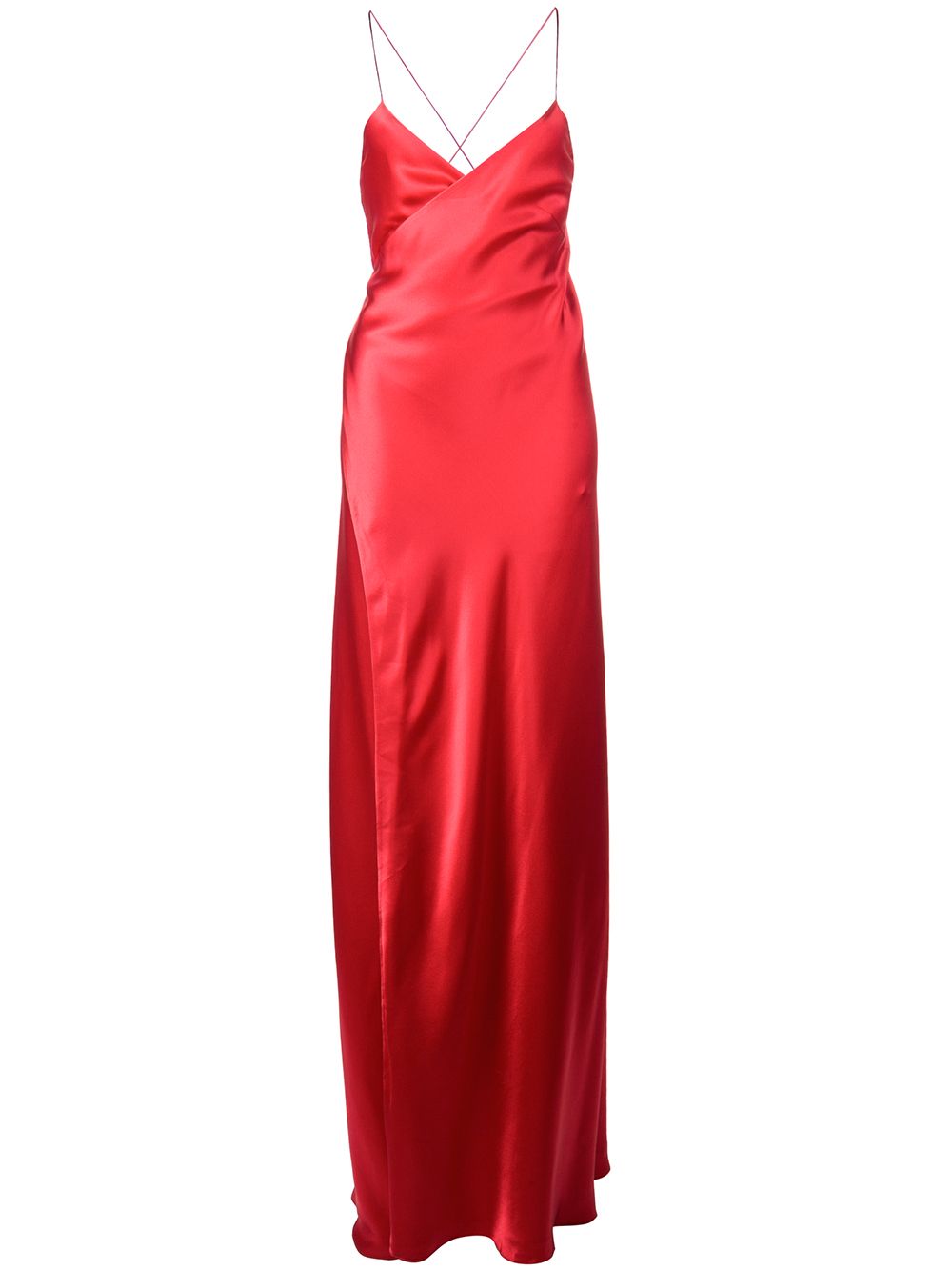 Strappy wrap gown - Grey