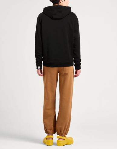 Felpa Man Sweatshirt Black Size XL Cotton