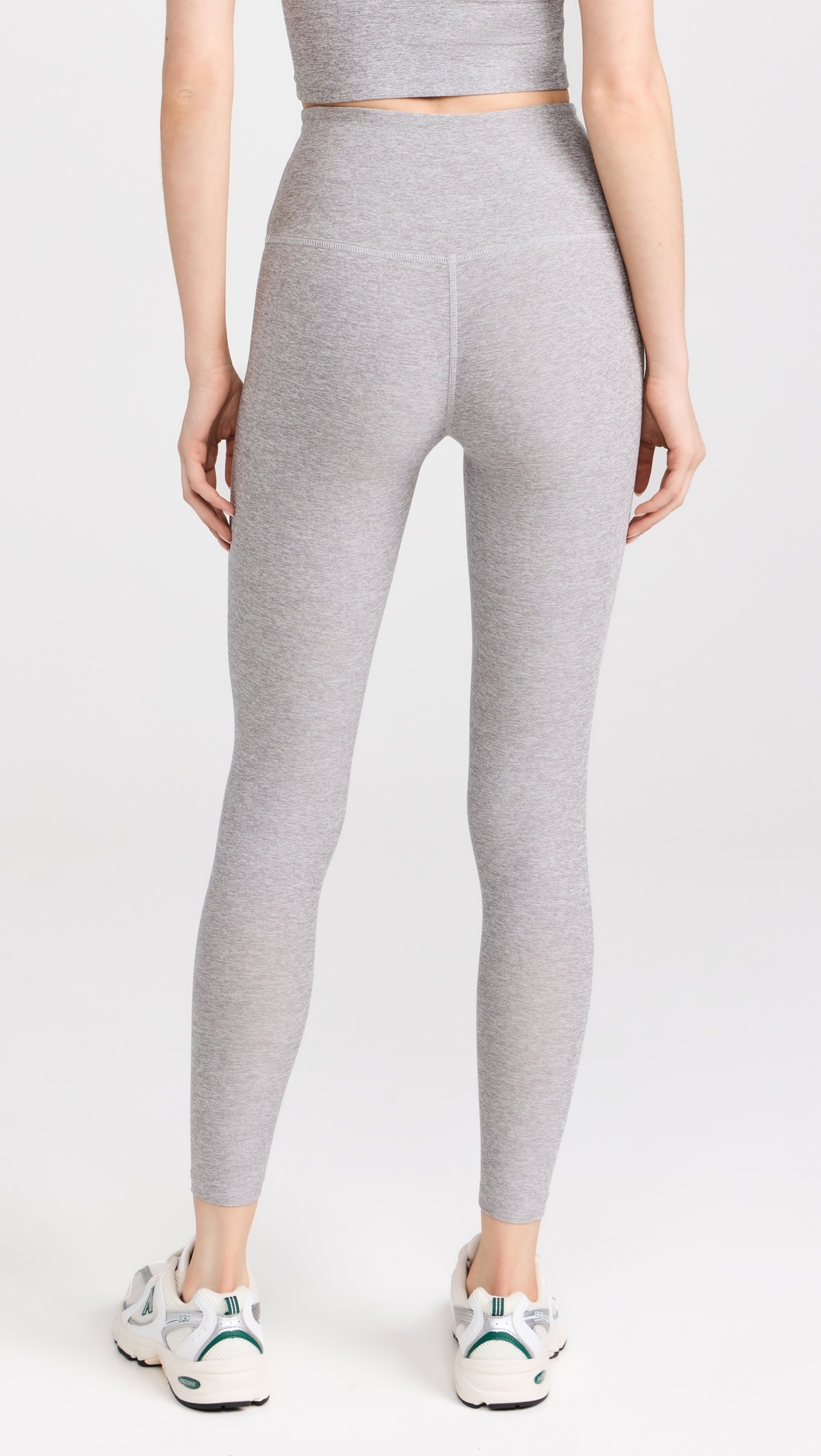 Spacedye Caught In the Midi High Waist Leggings Silver Mist 