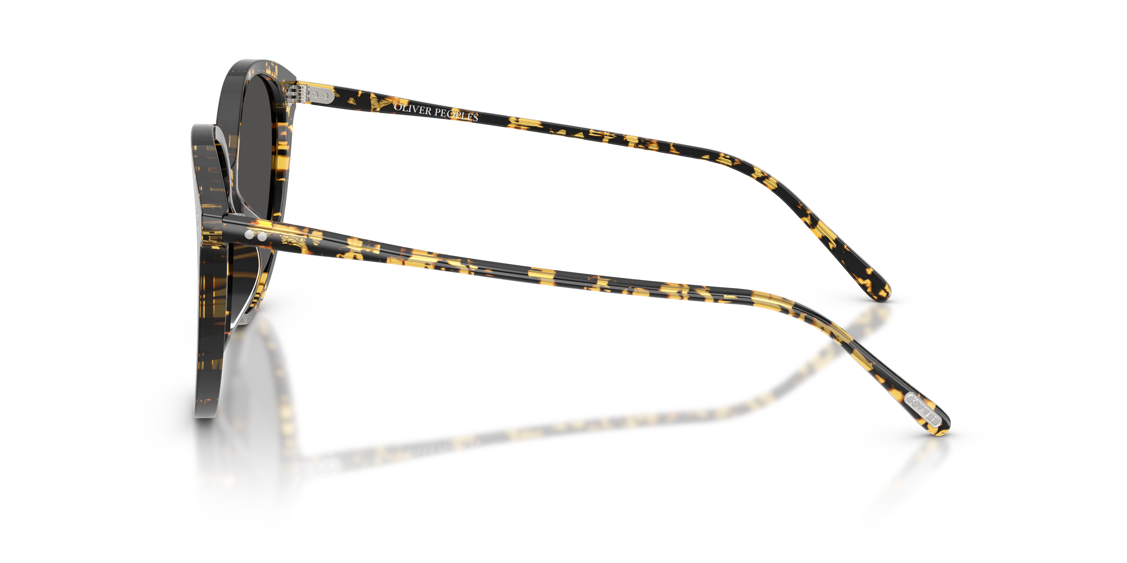 Oliver Peoples Vrouw Oliver Peoples OV5605SU SOLEAU 177887 Zonnebrillen Acetaat Schildpad Grijs Vlinder Normaa