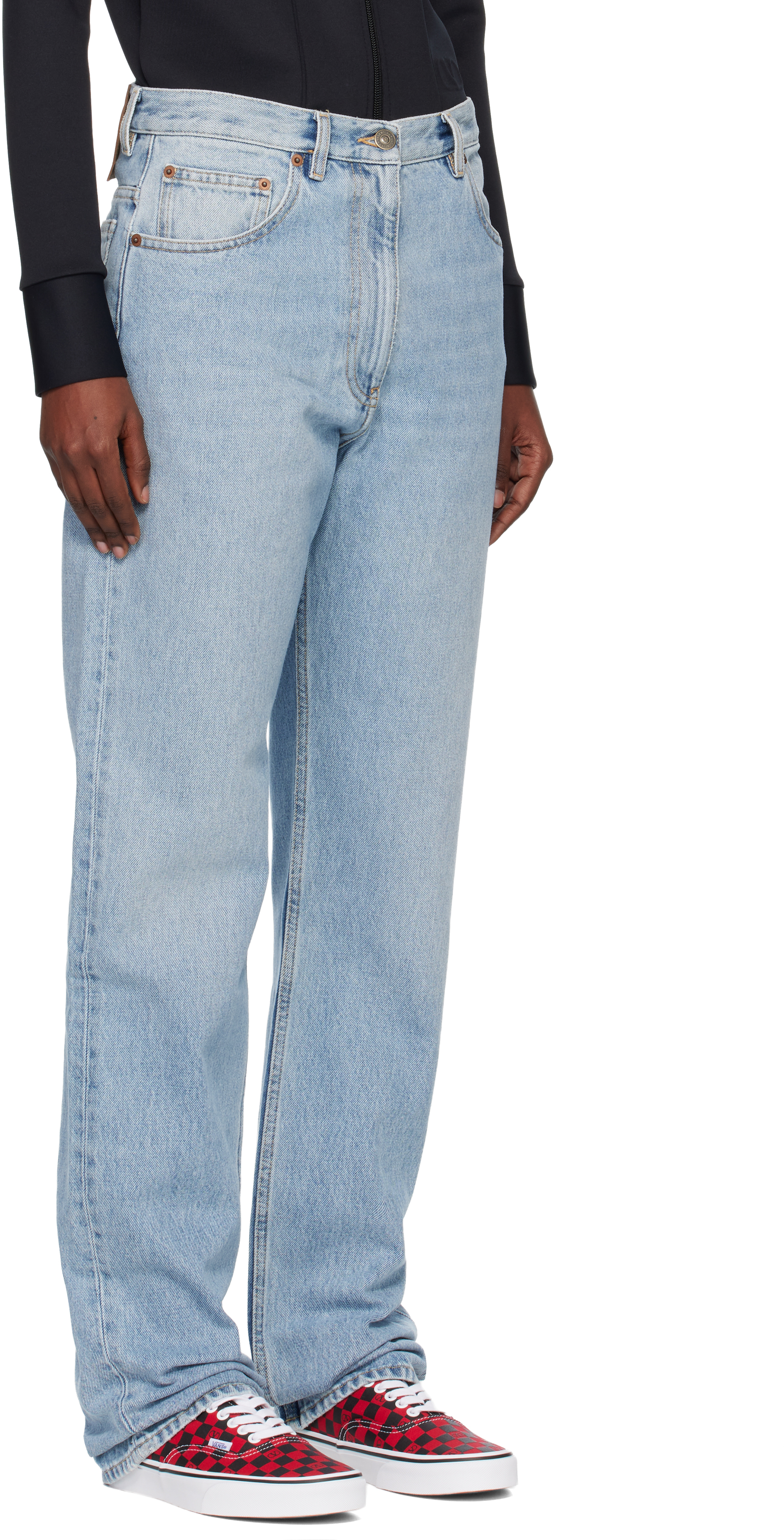 Blue Loose-Fit Jeans