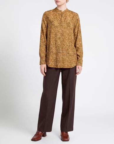 Woman Top Sand Size 8 Silk, Elastane