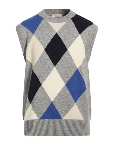 Man Sweater Light grey Size L Merino Wool, Cashmere