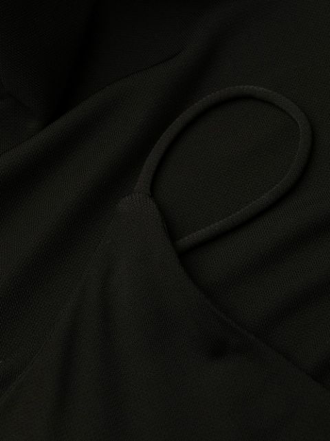 Off-shoulder knee-length dress