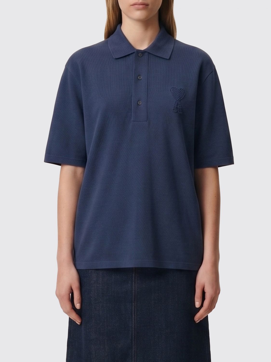 Polo Shirt Woman color Blue