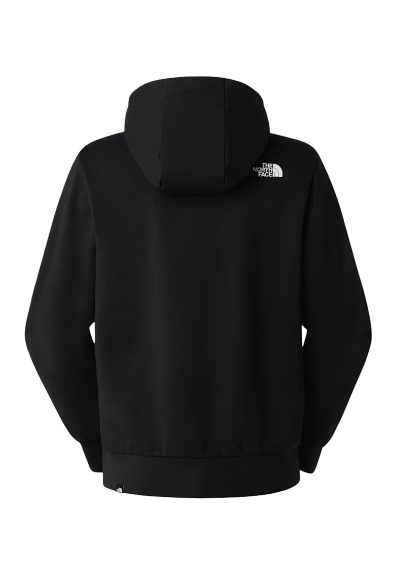 Black Logo Regular Hoodie