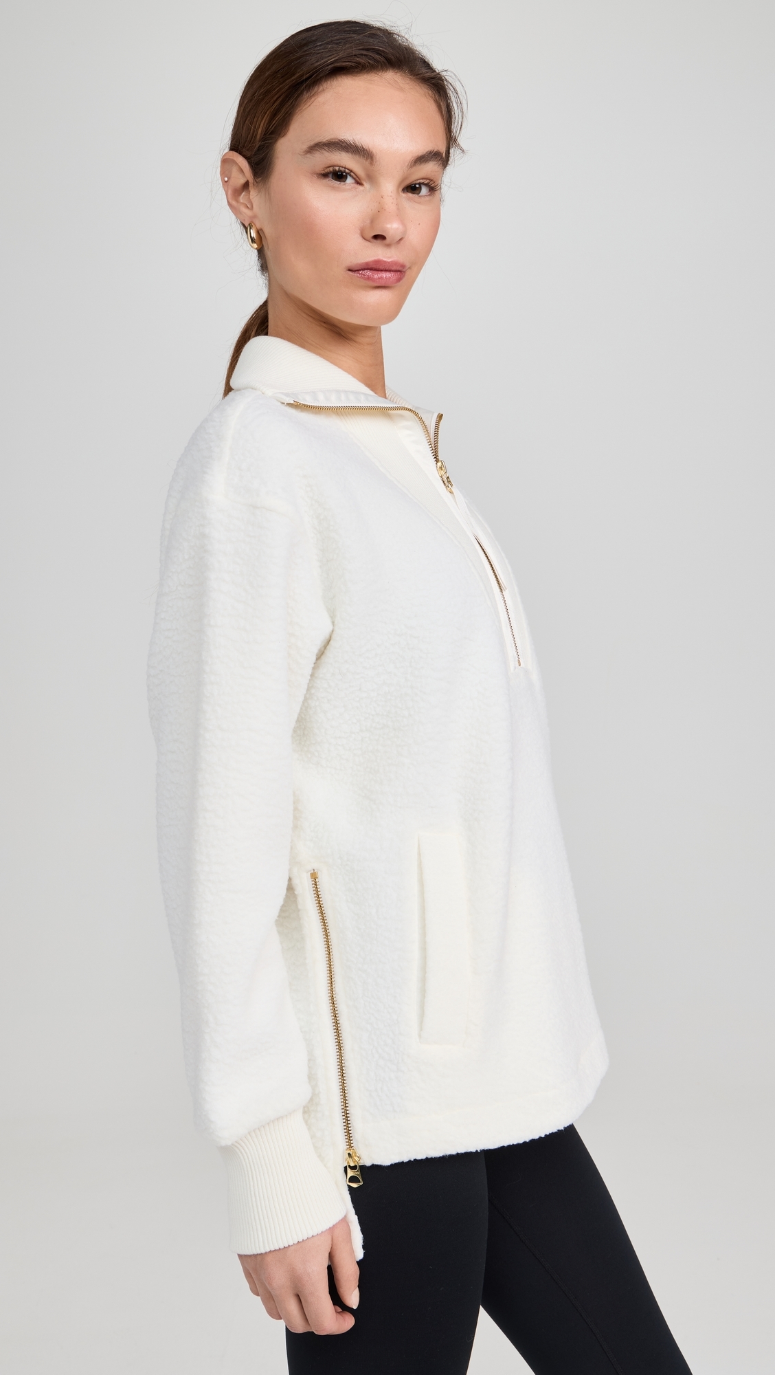 Wallace Half Zip Fleece Egret