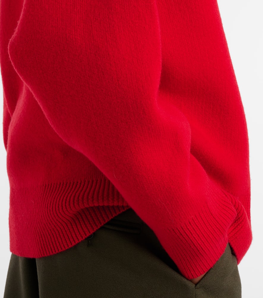 Wool and cashmere-blend turtleneck sweater