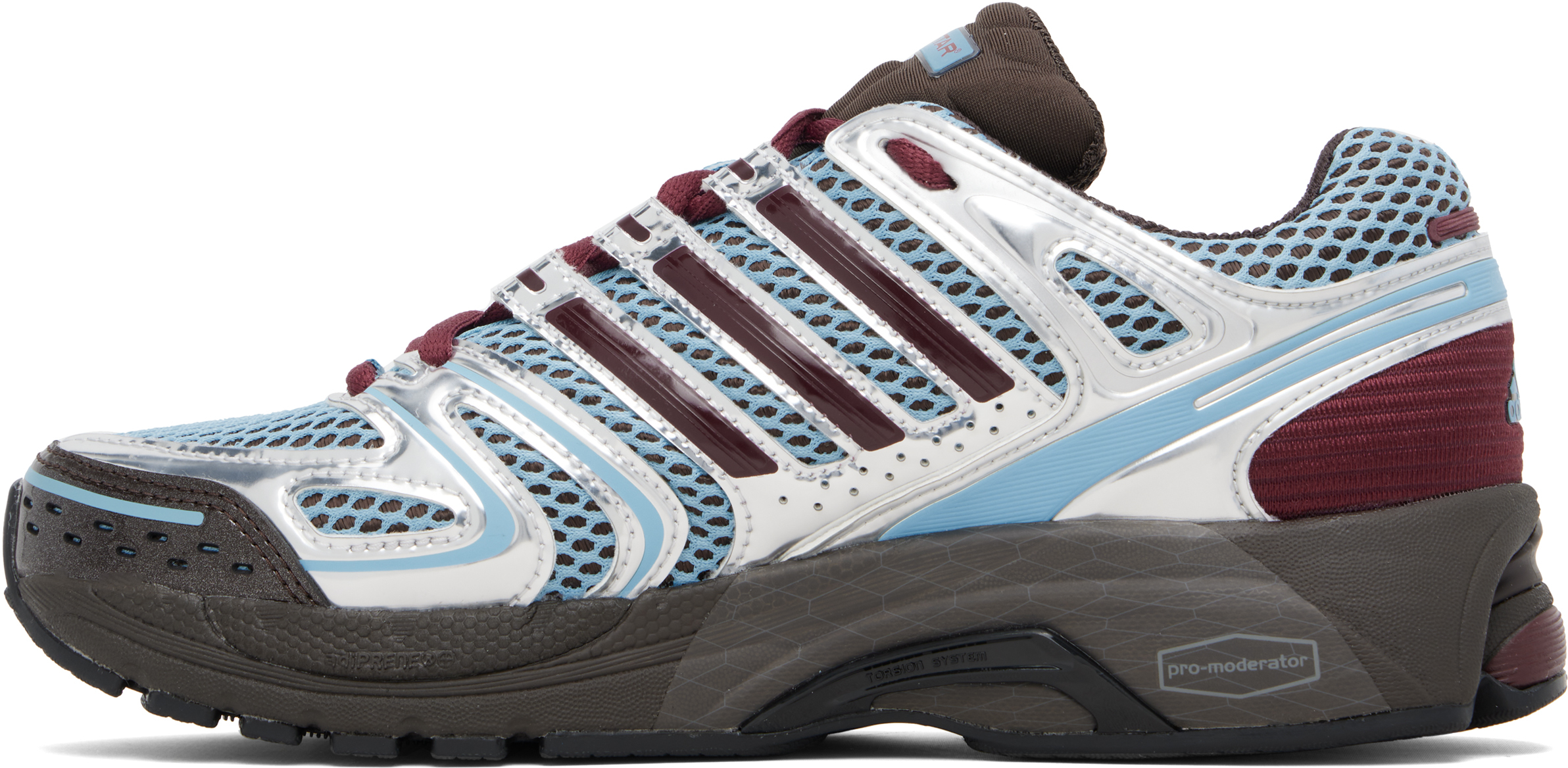 Blue & Burgundy Adistar Control 5 Sneakers