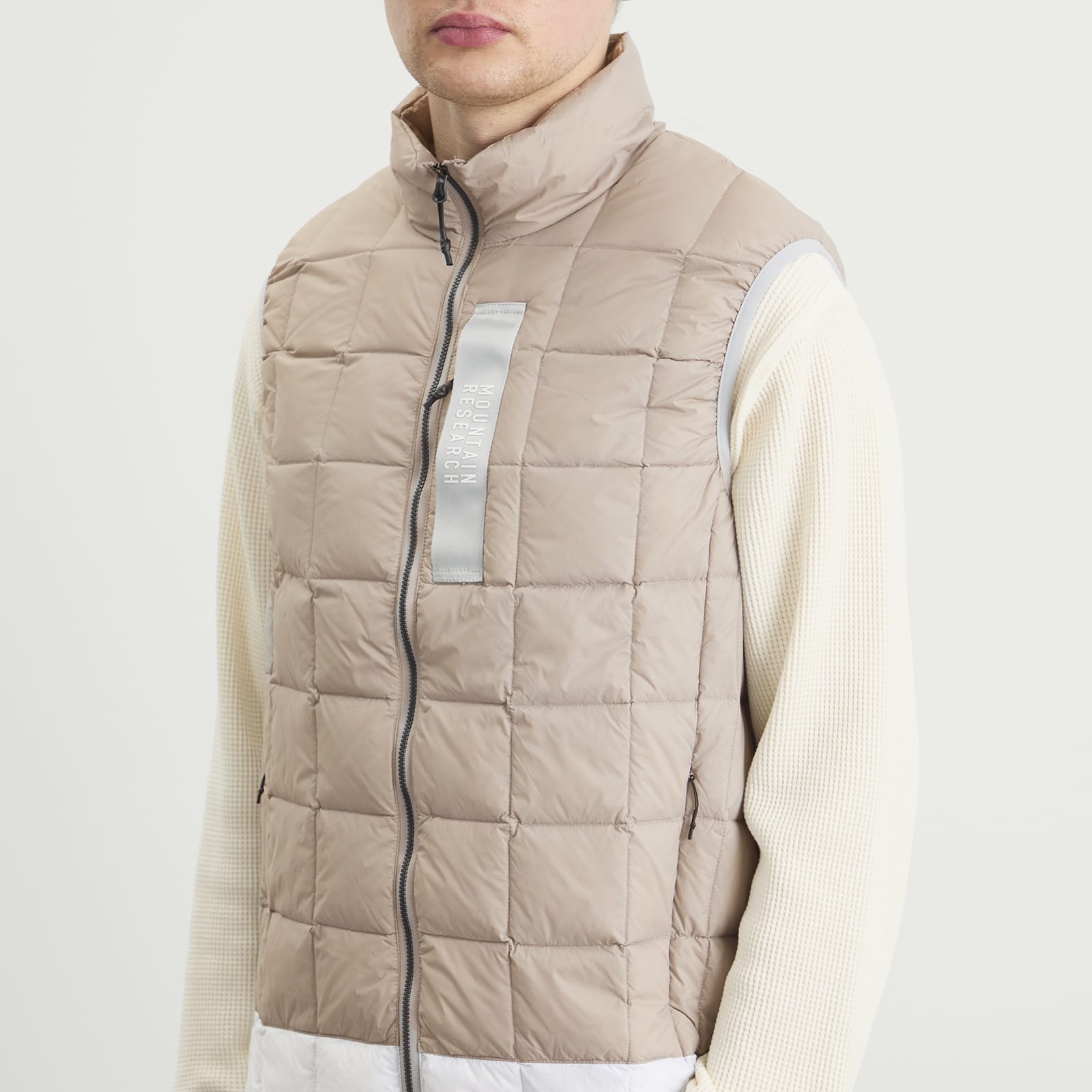 Men's x Mountain Research Down Zip Vest Grey
