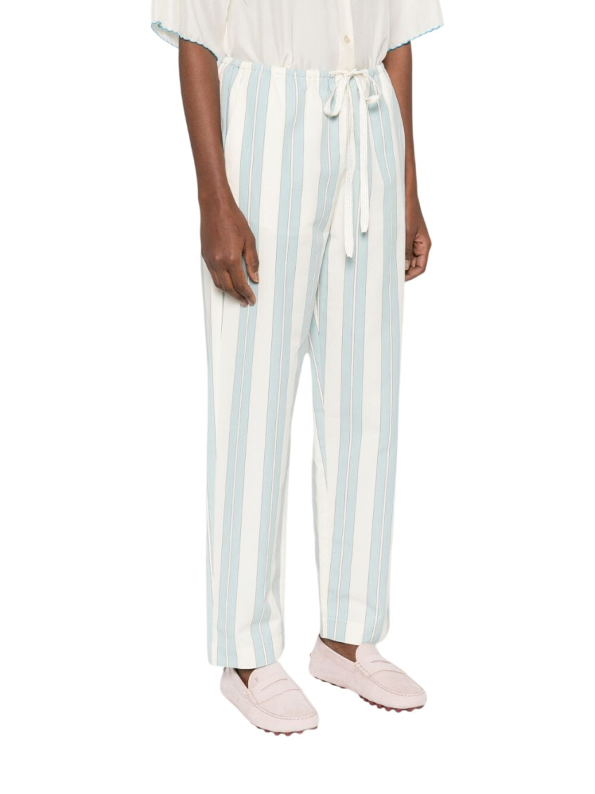 Blue Striped Trouser