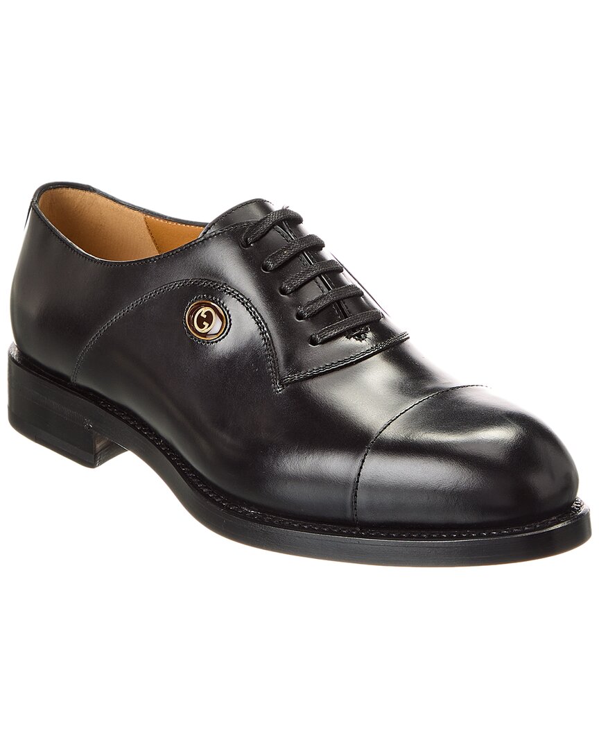 Interlocking G Leather Oxford