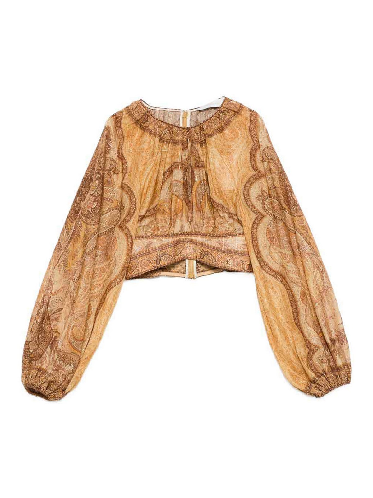 Wanderlust Cotton And Silk Top