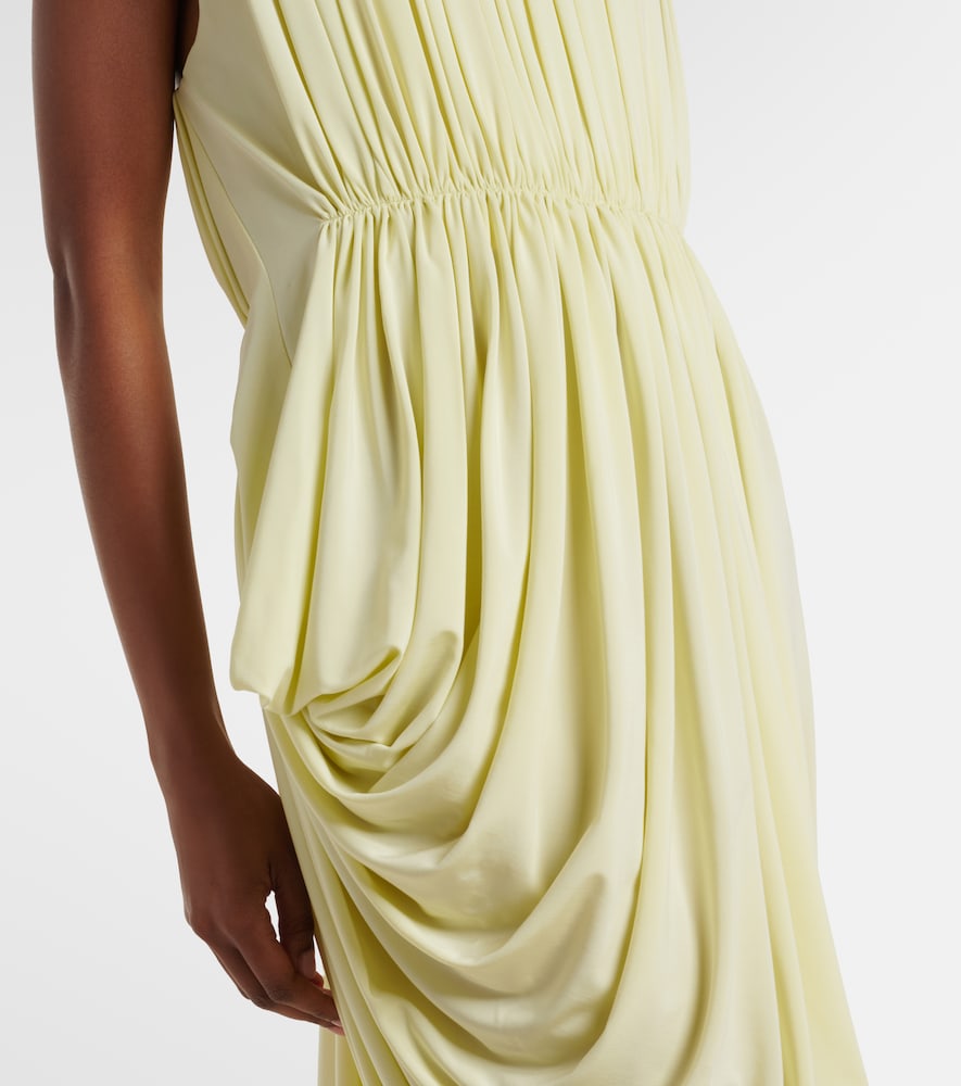 Crêpe jersey bustier dress