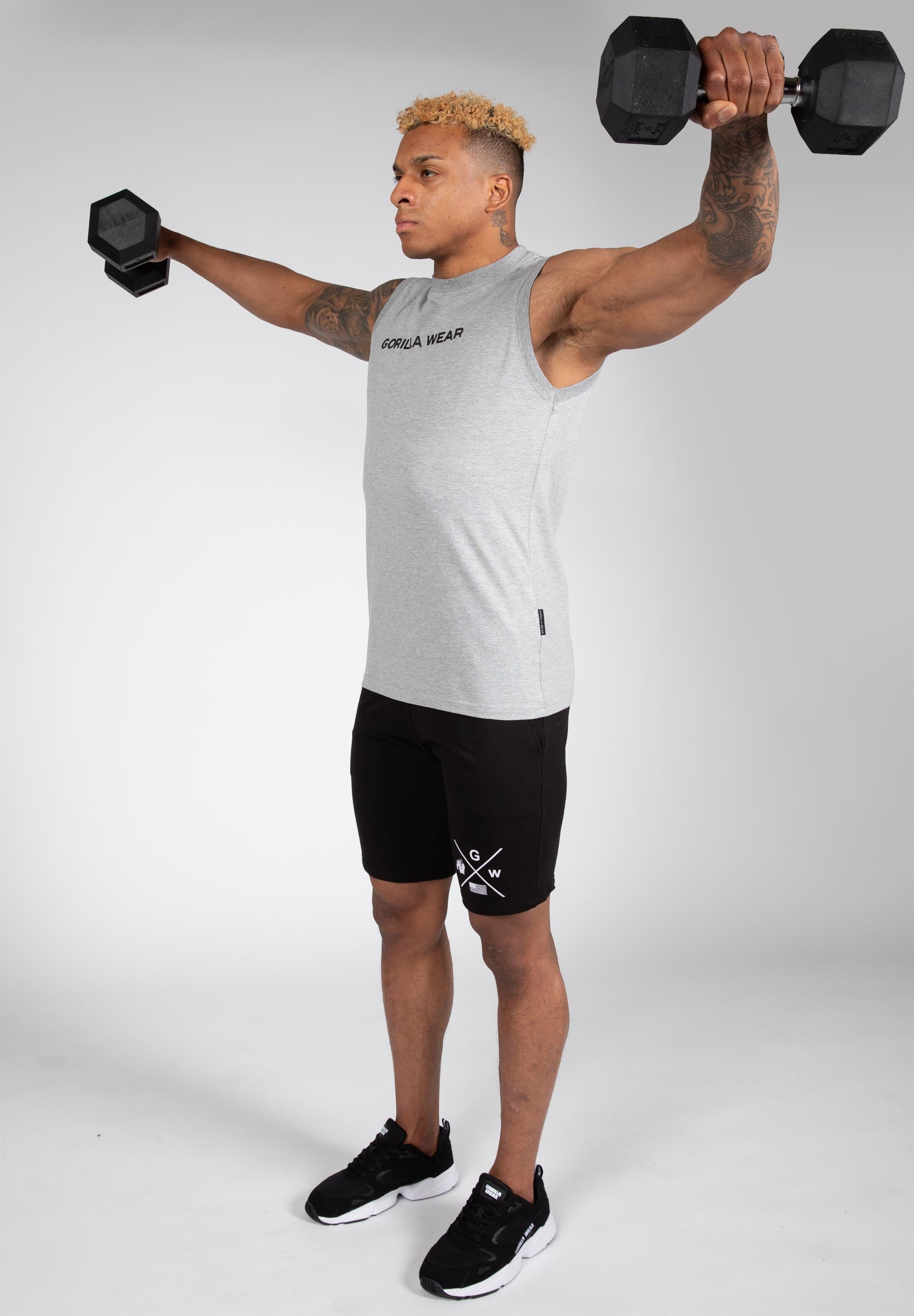 Sorrento Sleeveless T-Shirt - Gray