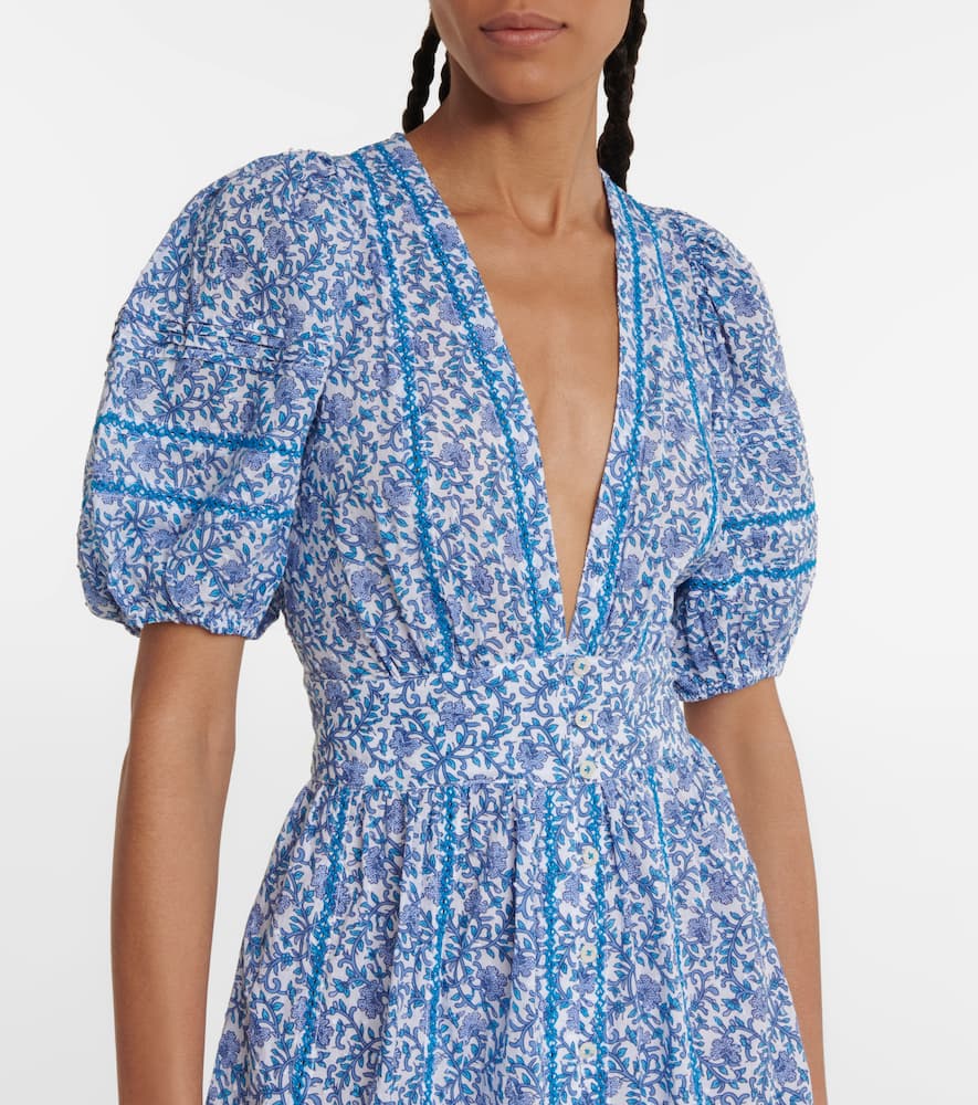 Reine floral midi dress