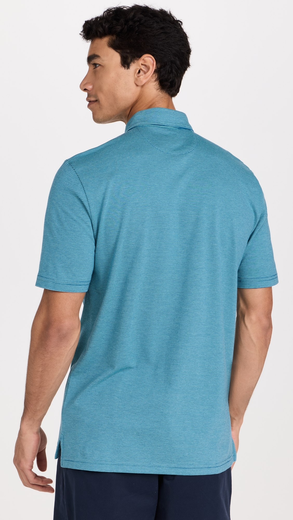 Short Sleeve Movement Pique Polo Island Teal Feeder 