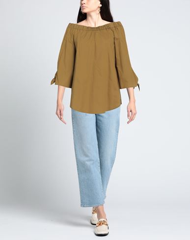 Woman Top Military green Size 6 Cotton