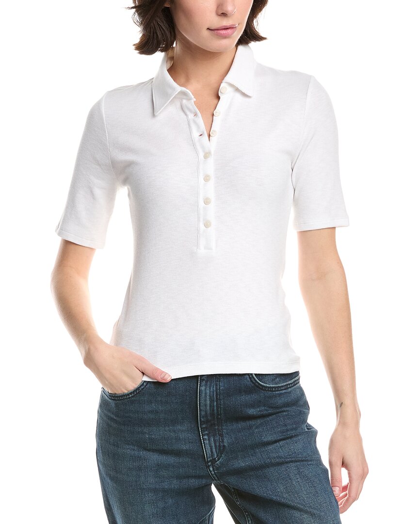 Ribbed Polo Sweater