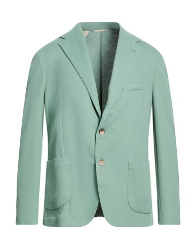 Man Blazer Sage green Size 40 Polyester, Viscose, Elastane