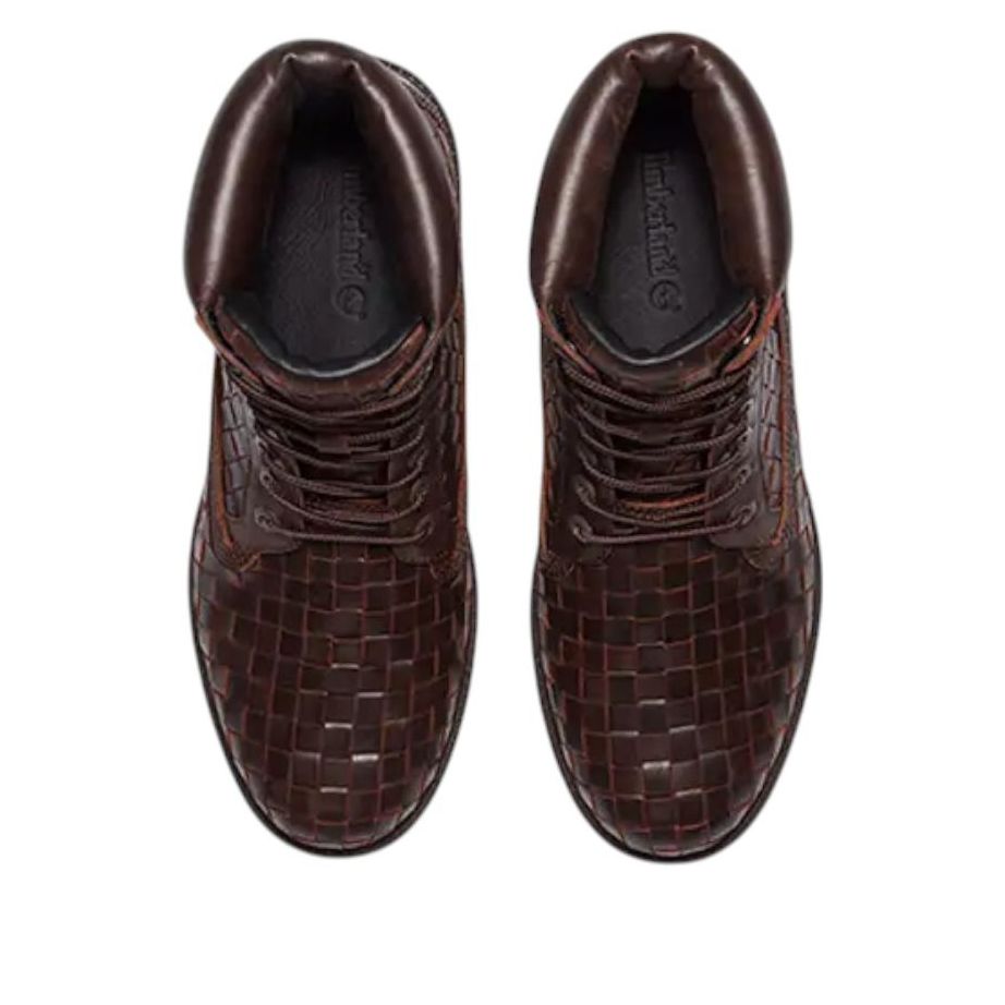 6"" Premium Boot 'Woven Dark Brown'