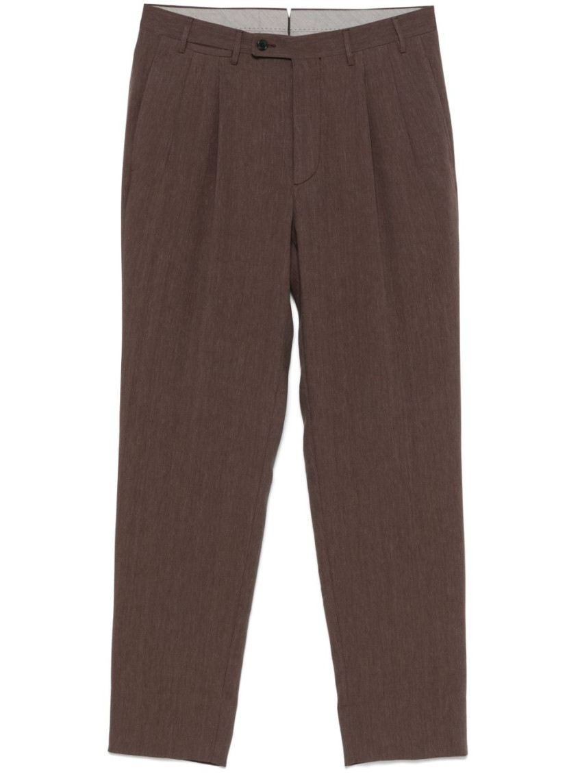 Brown Elegant Trousers