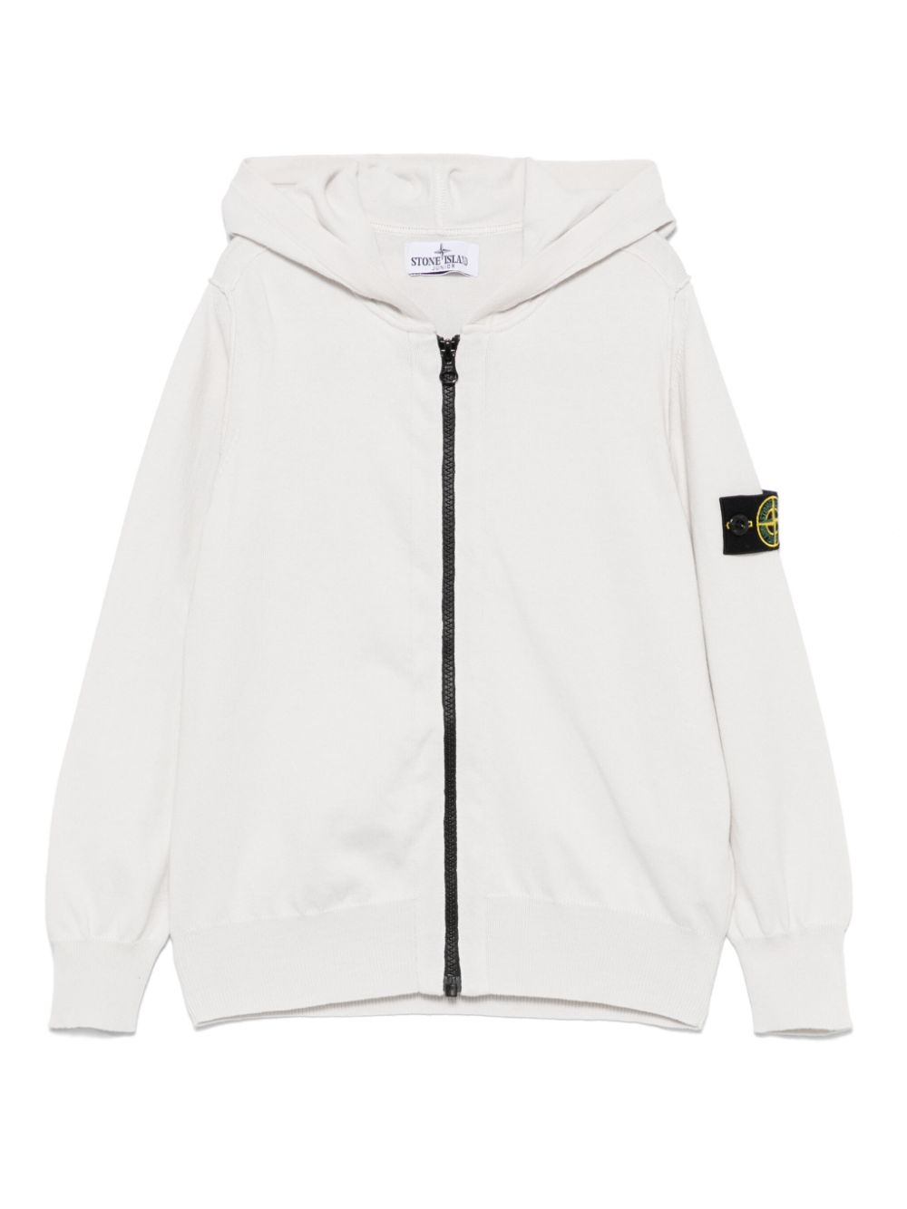 Compass-badge hoodie - Grey